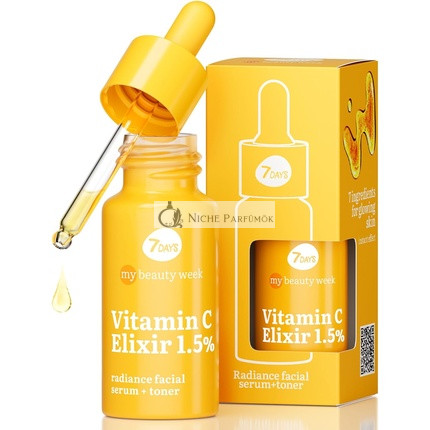 7Days Vitamín C Sérum na Tvár Kórejská Starostlivosť o Pleť Rozjasňujúce Sérum
