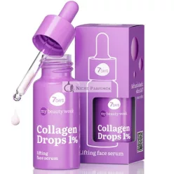   7Days Kolagénové Sérum na Tvár proti Starnutiu Kórejská Starostlivosť o Pleť s Jojobovým a Mandľovým Olejom, Hydratačný Liftingový Efekt pre Všetky Typy Pleti