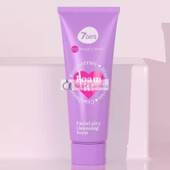   7DAYS Čistiaca pena na tvár pre všetky typy pleti Hydratačná čistiaca pena s malinami, černicami, borievkami, brusnicami a čiernym ríbezlom 80ml