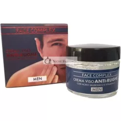   FACE COMPLEX Anti-Wrinkle Pleťový Krém s Hyalurónovou Kyselinou a Vitamínom A pre Mužov, PP64