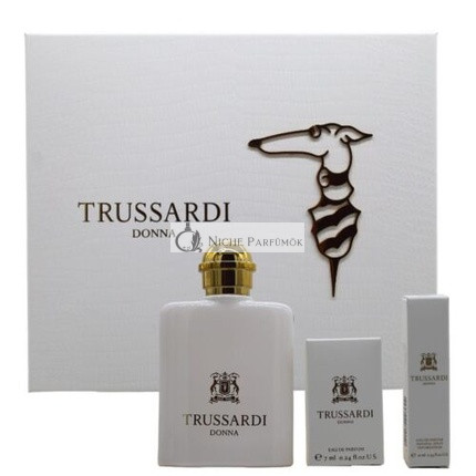 TRUSSARDI DONNA Ženský parfumový set, 50ml + EDP 7ml + EDP 10ml