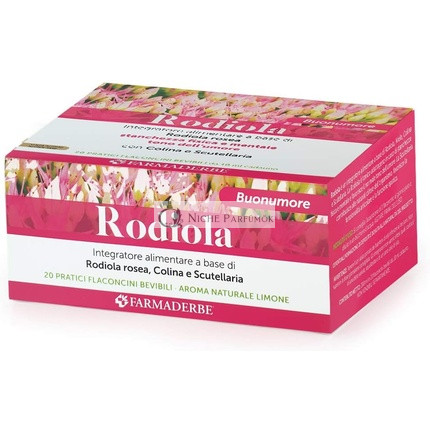 Farmaderbe Rhodiola 20 Fľaštičiek