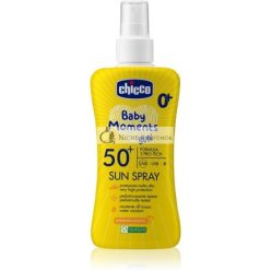   Chicco Mlieko Spray SPF 50 150ml - Detská opaľovacia ochrana s vynikajúcou ochranou pre citlivú pokožku