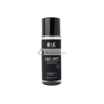 Mulac Cosmetics LAC-OFF Odstraňovač make-upu Rýchly a Jednoduchý, Bez Parfumov a Alkoholu Vegán 100ml