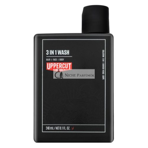 Uppercut Deluxe 3in1 Wash šampón na vlasy a telo 240 ml