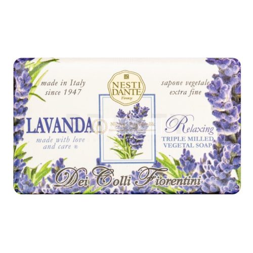 Nesti Dante Dei Colli Fiorentina mydlo Triple Milled Vegetal Soap Tuscan Lavender 250 g