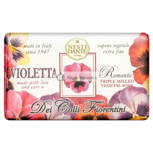 Nesti Dante Dei Colli Fiorentina mydlo Triple Milled Vegetal Soap Violetta Romantic 250 g