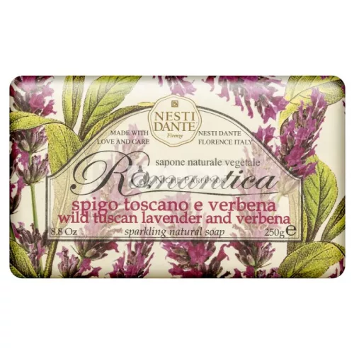 Nesti Dante Romantica mydlo Natural Soap Wild Tuscan Lavender & Verbena 250 g
