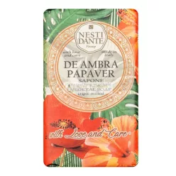   Nesti Dante With Love & Care mydlo Vegetal Soap De Ambra Papaver 250 g