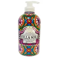   Nesti Dante Villa Sole tekuté mydlo Vegetal Liquid Soap Rosso Divino del Chianti 500 ml