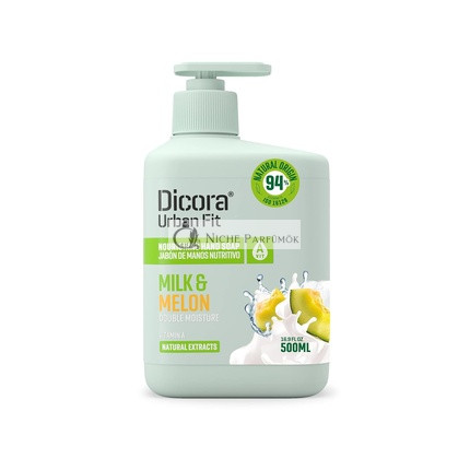 Dicora Urban Fit Mydlo na ruky - Vitamín A Mlieko a Melón, 500ml