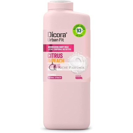 Dicora Urban Fit Telo Mlieko Vitamín C Citrus a Broskyňa, 400 ml