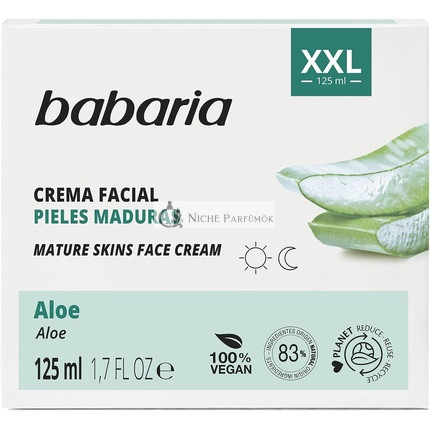 Babaria XXL Aloe Vera Pleťový Krém pre Zrelú Pokožku