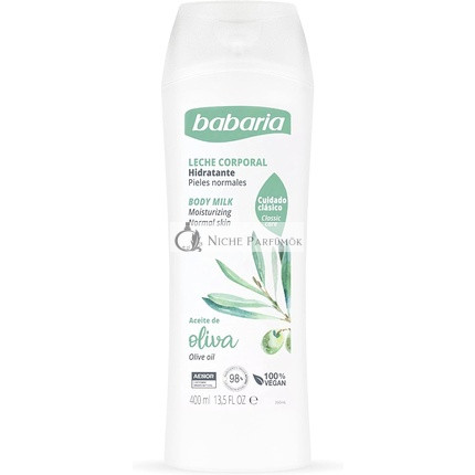 Babaria Telové Mlieko s Olivovým Olejom 400ml