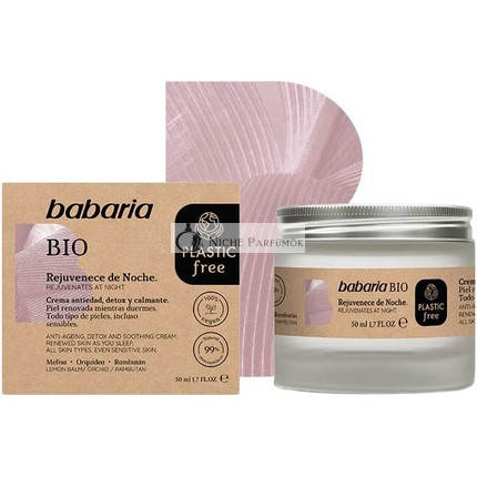 Babaria Unisex Bio Nočný Krém, 50ml