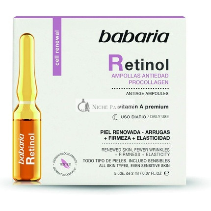 Babaria Retinol Anti-Aging Procollagen Ampulky 2ml x 5 Jednotiek