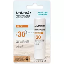 Babaria Aloe Vera Ochranný balzam na pery SPF 30, 5.7ml