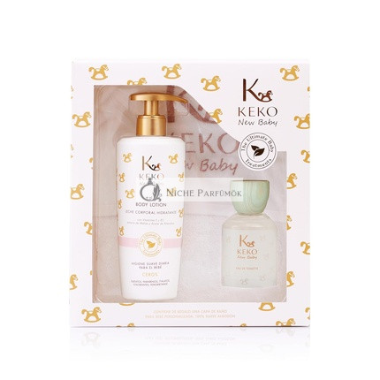 Hidratujúci telový krém darčeková sada 500ml + 100ml vôňa pre bábätká + uterák