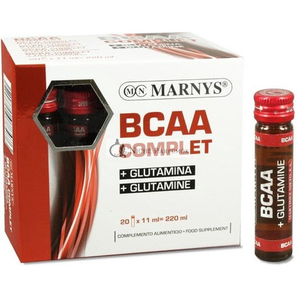 Marnys Bcaa Complet Glutamina, 20 vials, 11ml