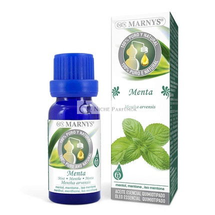 MARNYS Arvensis Mentolový Esenciálny Olej 100% Čistý Bez Chemikálií 15ml