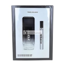   Carolina Herrera 212 Vip Black Travel Set pre mužov Eau De Parfum Spray