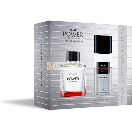 Banderas Parfémy Moc Kúzla Darčeková Sada pre Mužov EDT 100ml + Deodorant 150ml - Levanduľa a Drevité Noty - Na Denné Nosene