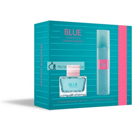 Banderas Parfémy Blue Seduction Woman Darčeková Sada EDT 80ml, Deodorant 150ml