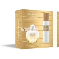   Banderas Parfémy Jej Zlaté Tajomstvo Darčeková Sada EDT 80ml + Deodorant 150ml