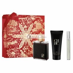   Carolina Herrera Ch Men Eau De Toilette Sprej 3-dielna sada, 100ml