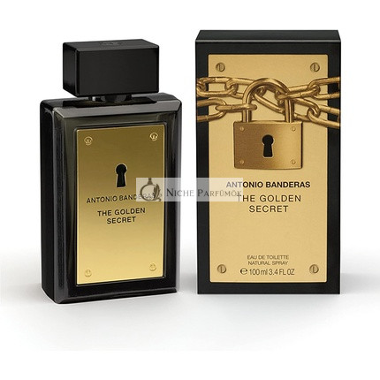 Antonio Banderas The Golden Secret Eau de Toilette Spray pre mužov, 100ml