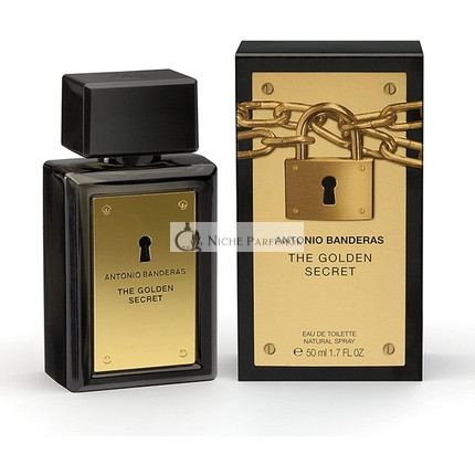 Antonio Banderas Parfémy The Golden Secret Eau de Toilette Spray pre mužov, 50ml