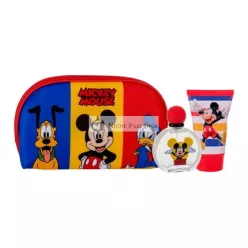   Disney Mickey Mouse Darčeková Sada - Toaletná Taška, Eau de Toilette & Sprchový Gél 150ml