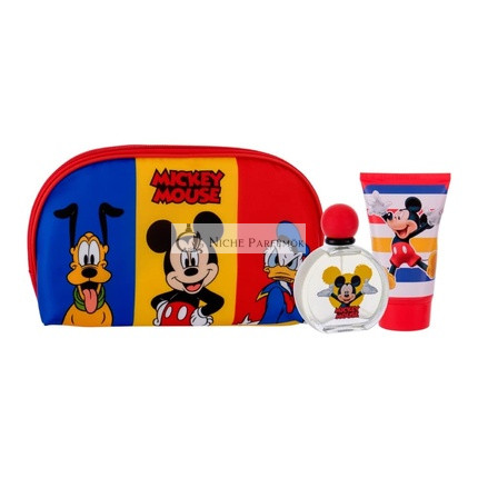 Disney Mickey Mouse Darčeková Sada - Toaletná Taška, Eau de Toilette & Sprchový Gél 150ml