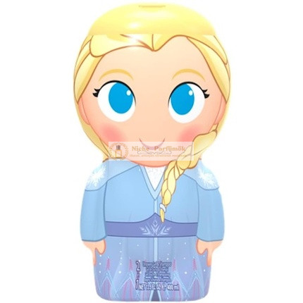 Frozen II Sprchový gél a šampón s jemným ošetrujúcim zložením 400ml - Elsa 3D postava