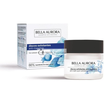 Exfoliačné Čistiace Disky na Tvár s Anti-Spot Formulou 30 Kusov