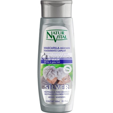 Strieborná blond tónovacia maska, 300ml