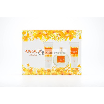 ANOUK Originálne Parfum 100ml + Sprchový gél 75ml + Telové mlieko 75ml Darčeková sada pre ženy