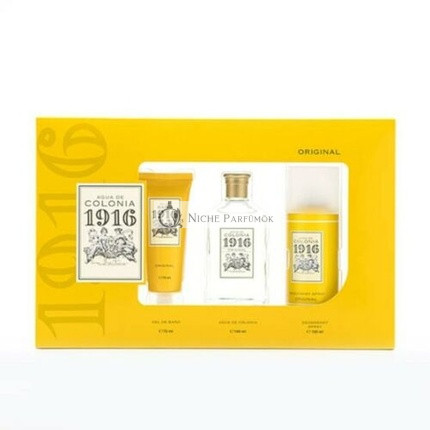 1916 Unisex Puig Eau De Cologne Parfémová Sada 3 Časti