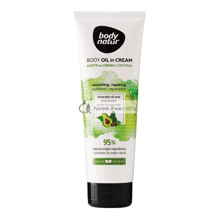 BODYNATUR Vegán Telový Olej v Kréme na Suchú Pokožku, 250ml