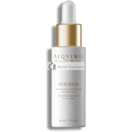 Alqvimia Esenciálne Krásne Nočné Sérum Pre Suchú Pokožku, 30ml
