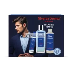 Pánsky parfumový set Alvarez Gomez Titanio Homme 150ml