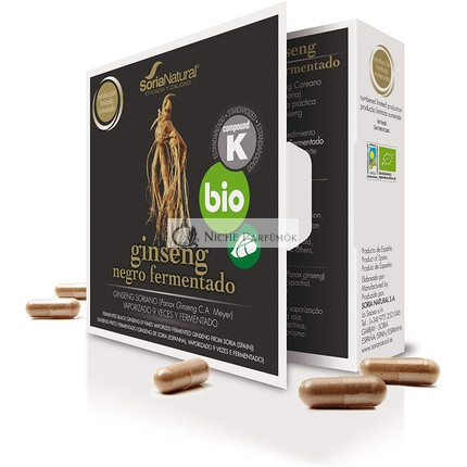 Soria Ginseng Negro Organický 24 kapsúl