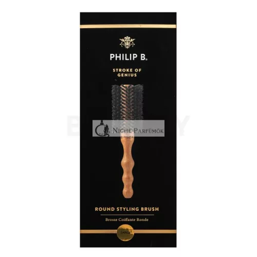 PHILIP B Large Round Hairbrush 65 mm kefa na vlasy so štetinami z diviaka