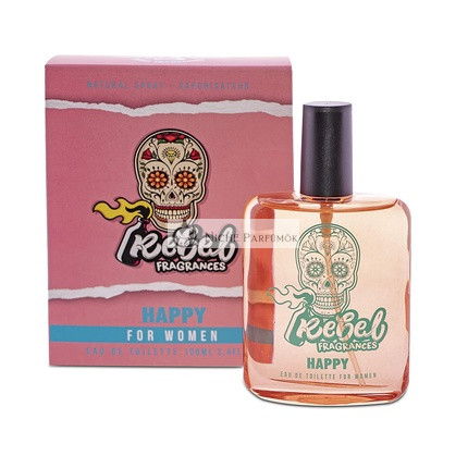 Rebel Fragrances Rebel Happy Eau De Toilette pre ženy, 100ml