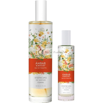 PARFUMS SAPHIR Parfumová sada 100ml, 30ml esencie Saphir, Amber a Orange Muguet
