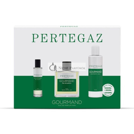 Pertegaz Gourmand Unisex Parfumová súprava 3 kusy