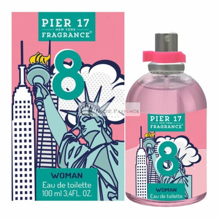 Pier 17 New York Dámsky Parfum EDT, 100ml - Balenie po 8 kusoch