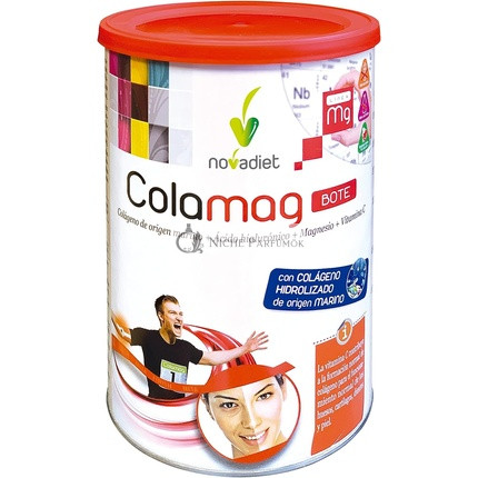 Novadiet Colamag s morským kolagénom, horčíkom, kyselinou hyalurónovou a vitamínom C, 300g