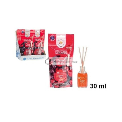 Mikado Červené Ovocie 30ml Ambient Parfum Difuzér s Tyčinkami