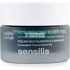   Sensilis Resurfacing Black Peel Vitalizujúci a Osviežujúci Peel pre Suchú, Zmiešanú a Mastnú Pleť, 50ml